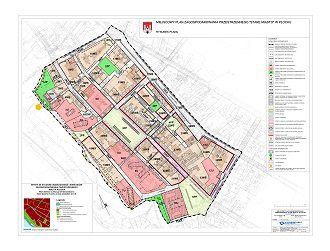 Plan Stare Miasto - rysunek wyłożenie