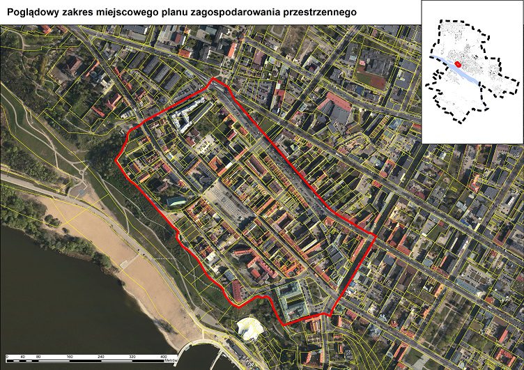 Plan Stare Miasto - granica