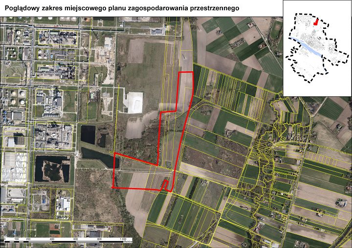 Plan Orlen - Wschód cz1 - granice planu