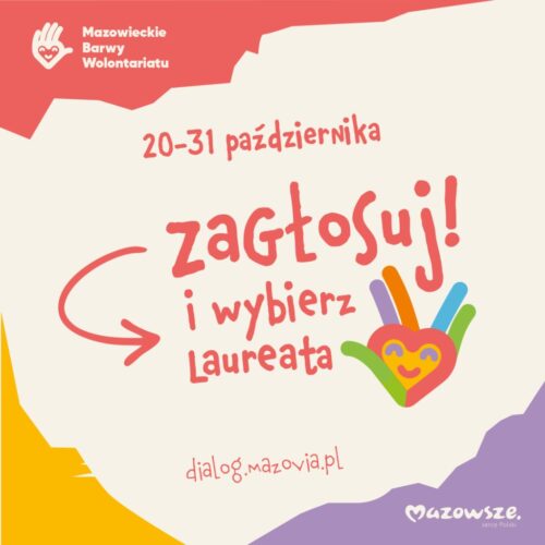 Mazowieckie Barwy Wolontariatu” – wybierz swojego laureata
