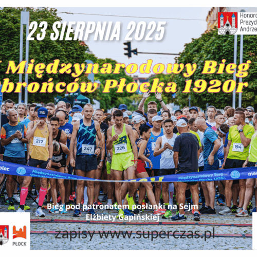 Bieg Obrońców Płocka na płockiej starówce