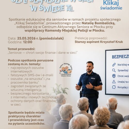 Zapraszamy na spotkanie dotyczące bezpieczeństwa w sieci