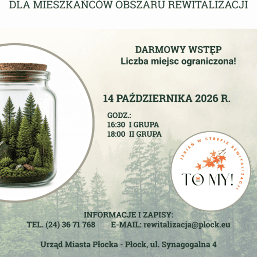 Las w słoiku – bezpłatne warsztaty dla Płocczan