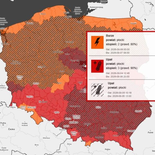 Ostrzeżenie meteo – burza