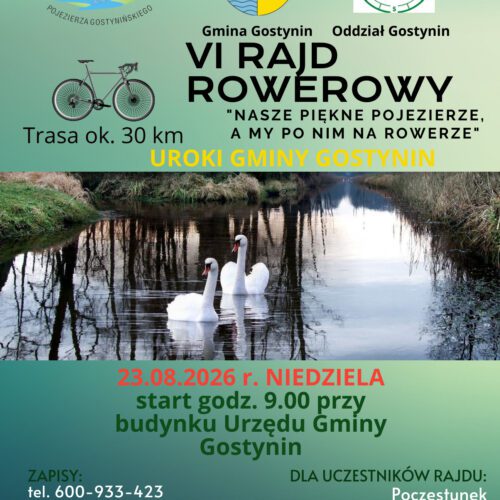 Rajd rowerowy „Nasze Piękne Pojezierze, a my po nim na rowerze”