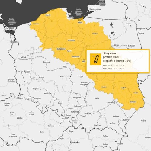 Ostrzeżenie meteo – silny mróz