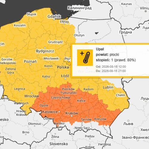 Ostrzeżenie meteo – upał