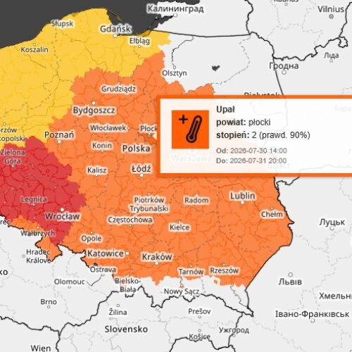 Ostrzeżenie meteo – upał