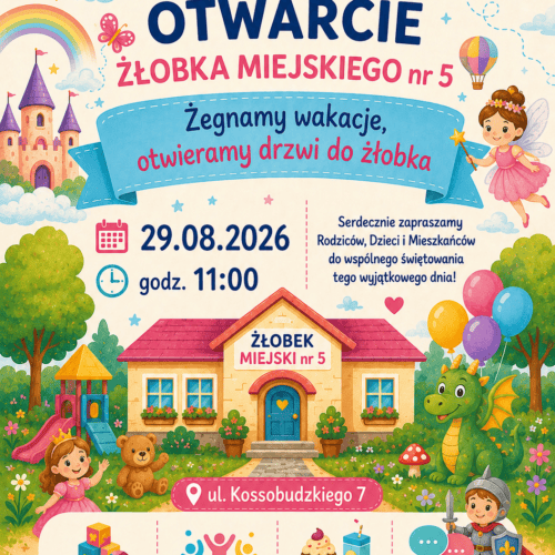 Zapraszamy do nowego żłobka
